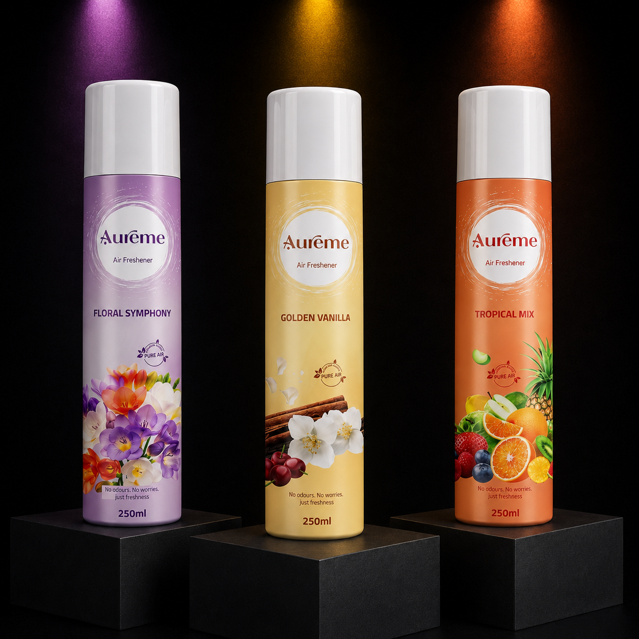 Aureme Tropical mix + Golden Vanilla + Floral Symphony