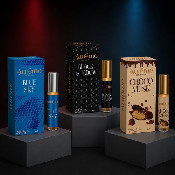 Aureme Blue sky + Black shadow + Choco musk Combo