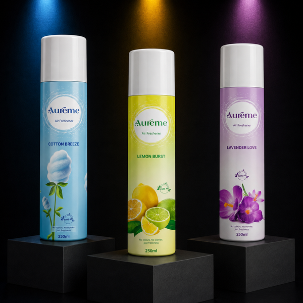 Aureme Lemon burst + Lavender love + Cotton Breeze Combo
